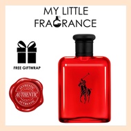 125ml Ralph Lauren Polo Red EDT Eau de Toilette for Men Man Male Guys pour Homme New Packaging Refil