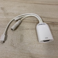 MHLtoVGA Multimedia Adapter MHL bridge to Stereo Audio (@ 777-19451)
