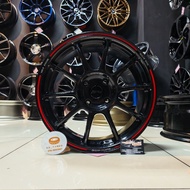 [1PC] New Sport Rim 17inch ZE40 17X7.5JJ ET38 4H114.3 BRLML