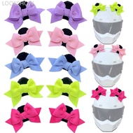 LOOKSHOW 2Pcs Motorcycle Helmet Decoration Butterfly Knot Ears For Riding Sking Helmet Sticker Acces