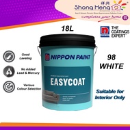 18L Nippon Paint Easycoat Interior Emulsion Paint - 98 WHITE