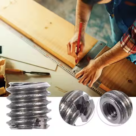 10Pcs Stainless Steel Threaded Inserts Threaded Connector Embedment Nuts M2xm4x4mm Wood Bolt Fastene