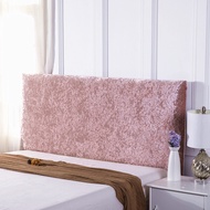 codSimple Suede Bed Head Cover Dust Cover European-Style Velvet Solid Color Bed Cover Full Enclosed