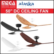 ALASKA AURA AERAHAUS 50″ DC CEILING FAN WITH OPTIONAL LIGHT &amp; REMOTE