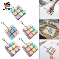 [kozeey] Keyboard Clicker Toy Pass Time Keyboard Cube for Adults Keyboard Fidget Toy