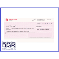 CHEQUE WRITER SOFTWARE (CD FORMAT)