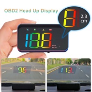 M4 OBD2 HUD Speedometer OBDII Head up Display Overspeed Water Temp Alarm Voltage Driving Distance Di