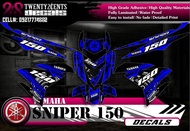 Sniper 150 decals / sticker Version 1