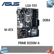 1151/MAINBOARD/ASUS PRIME B250M-A/DDR4/4 แรม4ช่อง/รองรับ M.2/gen6-7