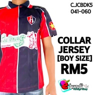 COLLAR JERSEY BOY SIZE #bundle RM5