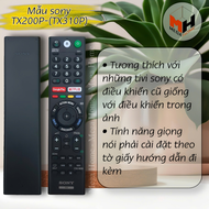 New RMF-TX310P Voice Remote Control for Sony 4K Smart TV KD65X9000F RMFTX310U  Alat Kawalan Jauh Sua