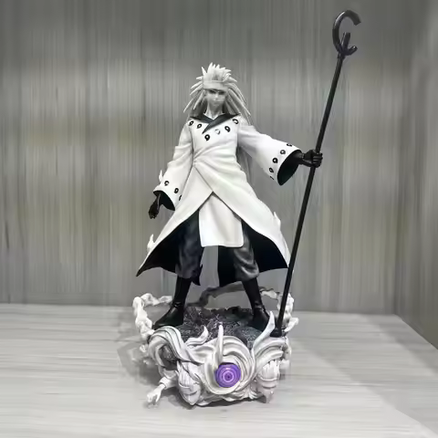 Naruto Rokudō Hashira 42cm/16.53nch spot Naruto and Sasuke PVC ASS Demon ActionGiant wave Staff Wild