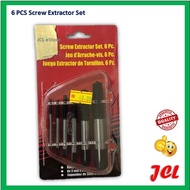 Screw Extractor Set 6PCS / Remove Screw Set / Remove Damage Screw