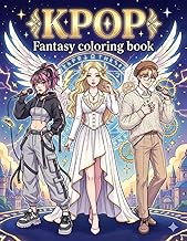 K.Pop Fantasy Coloring Book: Fun and Dynamic Dance Scenes & Futuristic Art to Color | For Young Adul