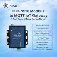 PUSR 1 Port RS485 To Ethernet Support MQTT SSL Modbus RTU to TCP Edge Computing USR-N510