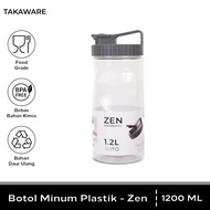 TAKAWARE WATER BOTTLE HYDRATION ZEN 1200ML TUMBLR DRINKING WATER BOTTLE