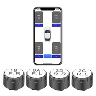 แรงดันยาง TMPS RF เซนเซอร์วัดแรงดันลมยางบลูทูธเครื่องวัดความดันลมยางเซ็นเซอร์ภายนอกสำหรับ Android/io