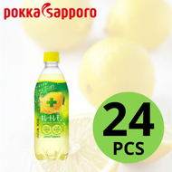 pokka sapporo - POKKA SAPPORO 雙份檸檬碳酸汽水 500ml x 24 [原箱優惠] 到期日:17/2/2026