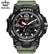 SMAEL 1545 Men's LED Analog Digital Dual Display Sport Watch Military Waterproof 50M Man Clock