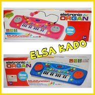 MAINAN MUSIK PIANO ELETRONIC ORGAN MIC KARAOKE TECHNO KEYBOARD