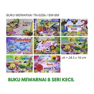 [ 4 PCS, 8 PCS, 12 PCS ] COLORING BOOK 8 SMALL SERIES TN-0206