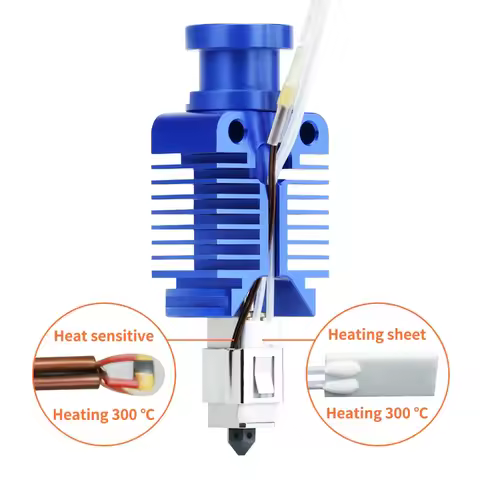 Upgrade 300°C High Speed Print Head Hotend Kit For Ender 3/CR10/VORON 2.4 Hi-End Extruder 3D Printer