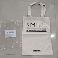 Listerine exclusive canvas tote bag