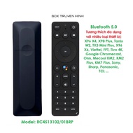 Universal TV Remote Control Voice Remote Control Suitable for BOX X96 X4 X98 Plus Tanix W2 TX3 Mini Plus X96 X6 Viettel FPT Tivo 4K Google Chromecast onn Mecool KM2 KM2Plus KM7Plus