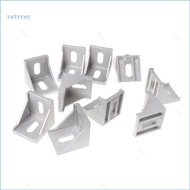 VA 10pcs 4040 Fasten Fitting Angle 40x40 L Connector Aluminum Corner Bracket Joint