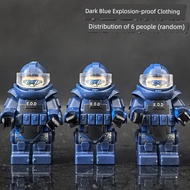 educational toys for kids lego brick Sesuai untuk Lego, polis kalis letupan, pakaian pelupusan bom, 