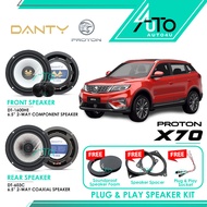 DANTY Speaker PNP PROTON X70 Car Speaker 6.5" 2-Way Component Set 6.5inch Coaxial Speaker DT-1600HE 