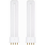 SATZOL 9W 2G7 Base Fluorescent Light Bulb, Mentol Pengganti untuk Satco S8365, CF9DS/E/841, Coleman 