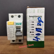 EPS 40A 2 Pole 100MA ELCB / RCCB