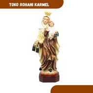PATUNG MARIA KARMEL 30 CM / PATUNG BUNDA MARIA DARI CARMEL / PATUNG KATOLIK