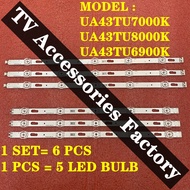 SAMSUNG UA43TU7000K UA43TU8000K UA43TU6900K TV LED BACKLIGHT BARU READY STOCK UA43TU7000 UA43TU8000K