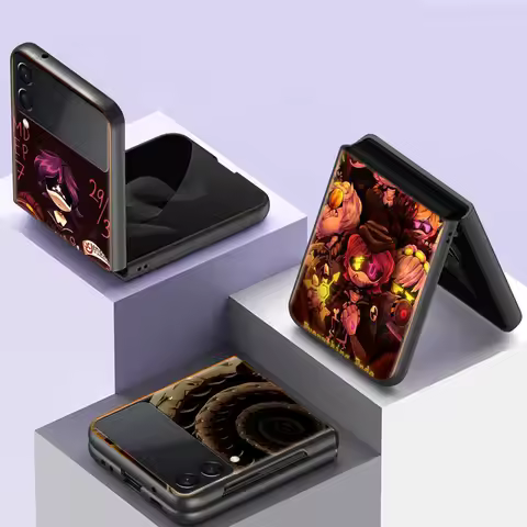 Game M-Murder-D-Drones Phone Case For Samsung Z Flip 6 7 5G Z Flip 5 Galaxy Z Flip 3 4 5G ZFlip Shoc
