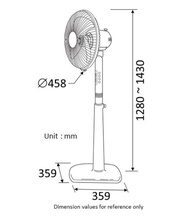 KDK M40KS LIVING STAND FAN WITH FREE EXPRESS DELIVERY