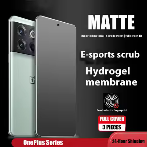 3PCS Matte Hydrogel Film on the Screen Protector For OnePLus 12 8T 9 10 11 Pro Full Cover TPU Protec