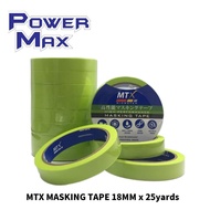 MTX MASKING TAPE 18MM x 25yards - 8pcs (1 roll)