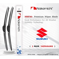 [SUZUKI] NAKAMICHI NRF30 Wiper 1 Pasang Depan Suzuki Swif Grand Vitara Alto SX4 Ruhe Germany AAA Rub