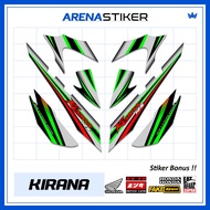 KIR08c Sticker Striping Sticker Honda Kirana 125 NCX Dream 125 Retro Gradient Racing Motif Variation