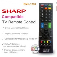 SHARP LED LCD TV REMOTE CONTROL RM-L1238 FOR GB225WJSA GA976WJSA GB217WJN1 GBIOIWJSA GB215WJN1 GB147