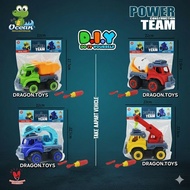 DIY Construction Truck Toy POWER TEAM OCT 5751 OCT 5752/ OCT 5853/ OCT 5754/