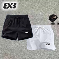 3V3 American Track Field Training Running Quick-Drying Pants Summer Fitness Leisure Sports Quarter S