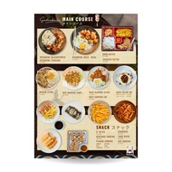 Contemporary Food Menu Design - Aesthetic & Professional (Custom)