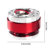 New Black Steering Wheel Snap Off Quick Release Hub Adapter Boss Kit 60mm Universal Car Steering Whe