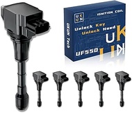 OEM 6 PCS UF550 Ignition Coils for Nissan ALTIMA MAXIMA MURANO PATHFINDER for INFINITI JX35 M35 G35 