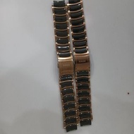 雷達RADO原裝玫瑰金陶瓷表帶，全新正品，帶身黑色陶瓷搭配玫瑰金鋼制部分，做工精