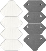 4 Pack BU3523/ BU3521 Pre-Motor Foam & Felt Filter Kits compatible with Shark BU3523 Clean Lightweig