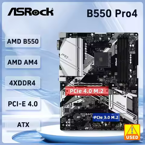 B550 B550M Motherboard ASRock B550 Pro4 Socket AM4 support Ryzen 55600 5900 PRO 3400G 3900X 5700 340